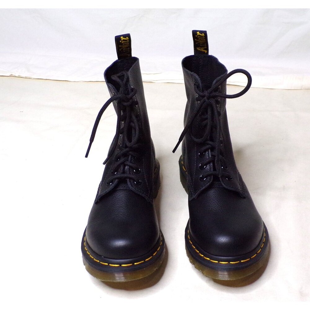 🆕 DR. MARTENS 1460 Pascal Water Resistant Ankle Boot Bootie Black 7 - Picture 8 of 13